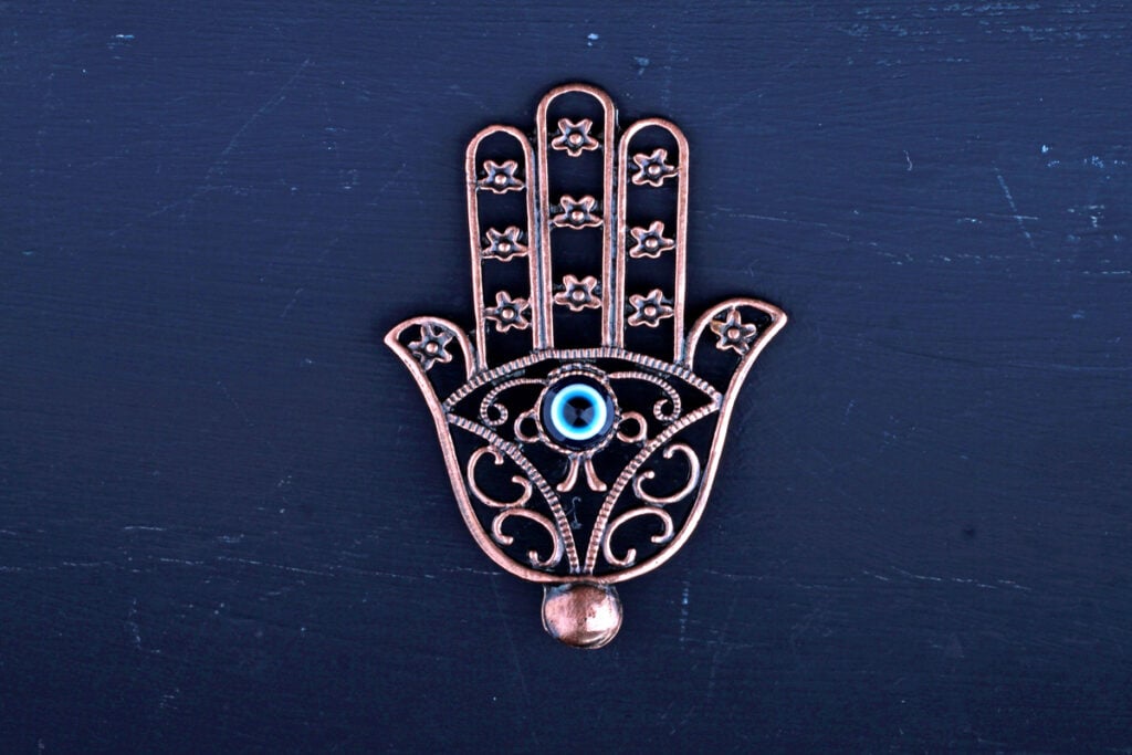 Imagem do amuleto Mão de Fátima
