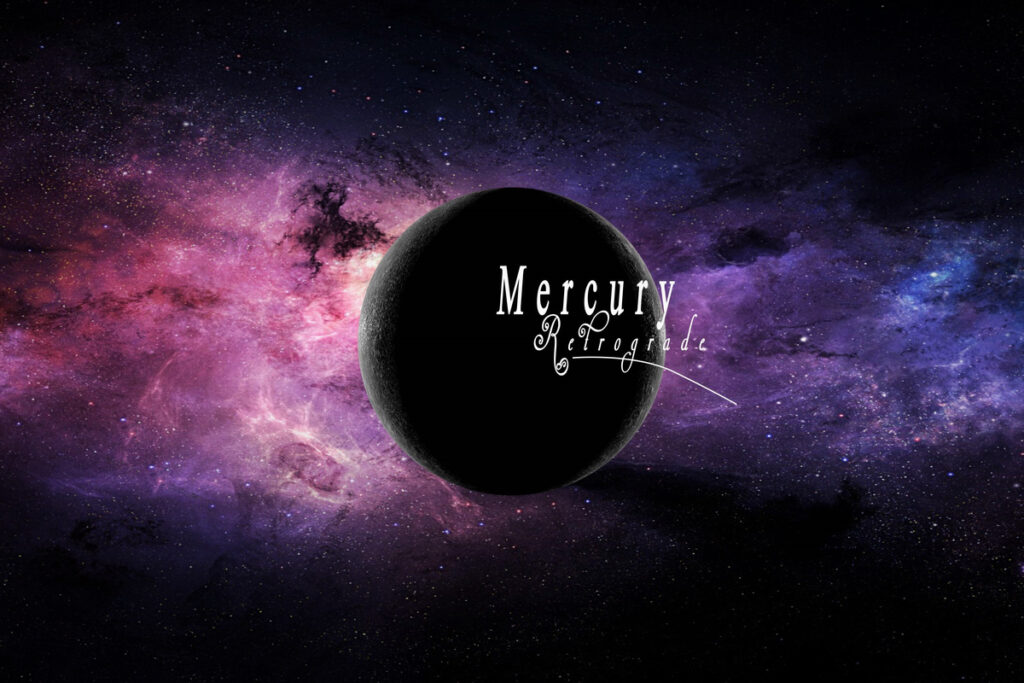 Ilustração do planeta Mercúrio