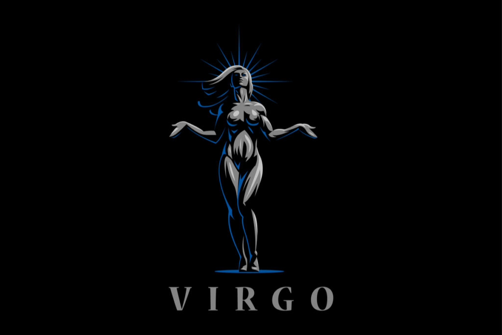 Ilustração do signo de Virgem