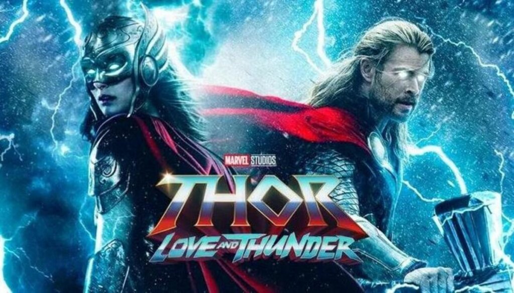 foto capa do filme "Thor: amor e trovão"