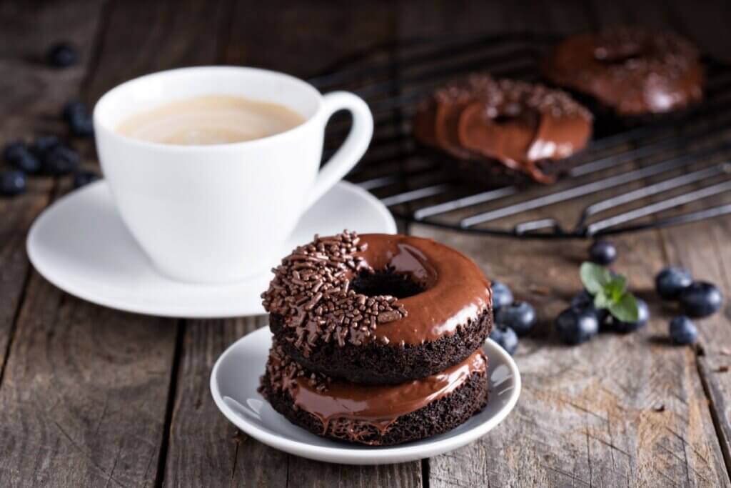 Donut de chocolate