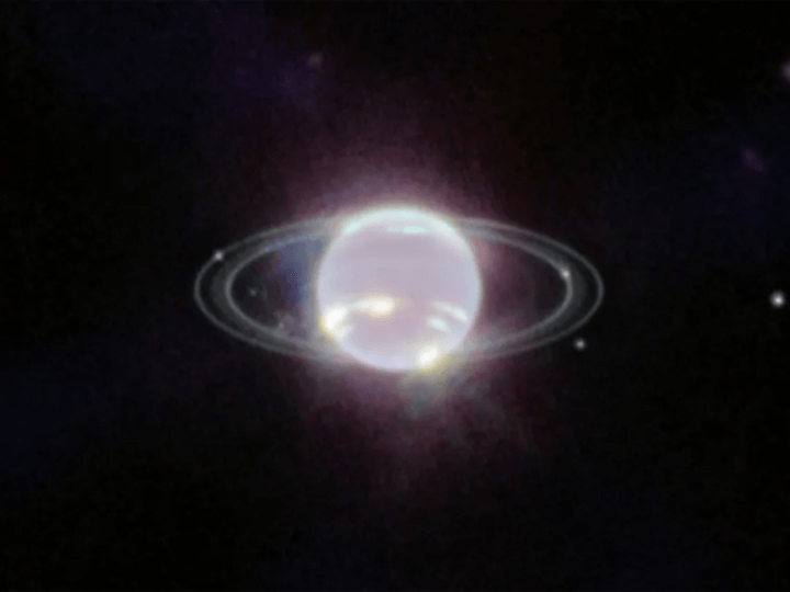 Telescópio James Webb captura imagens nítidas dos anéis de Netuno