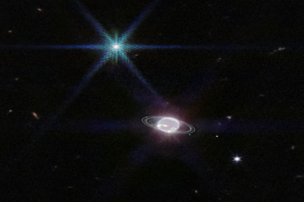Imagem das estrelas de Netuno 