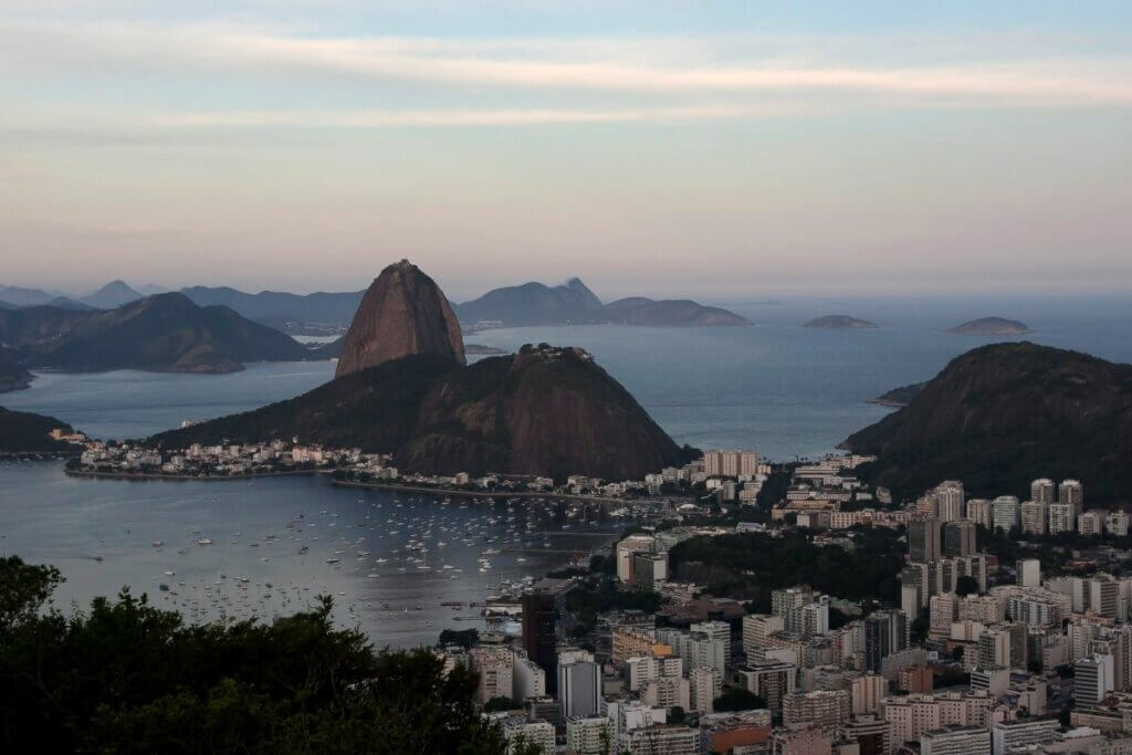 Vista aérea da cidade do Rio de Janeiro