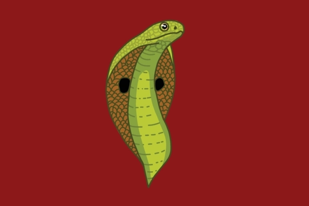 Ilustração de uma Serpente