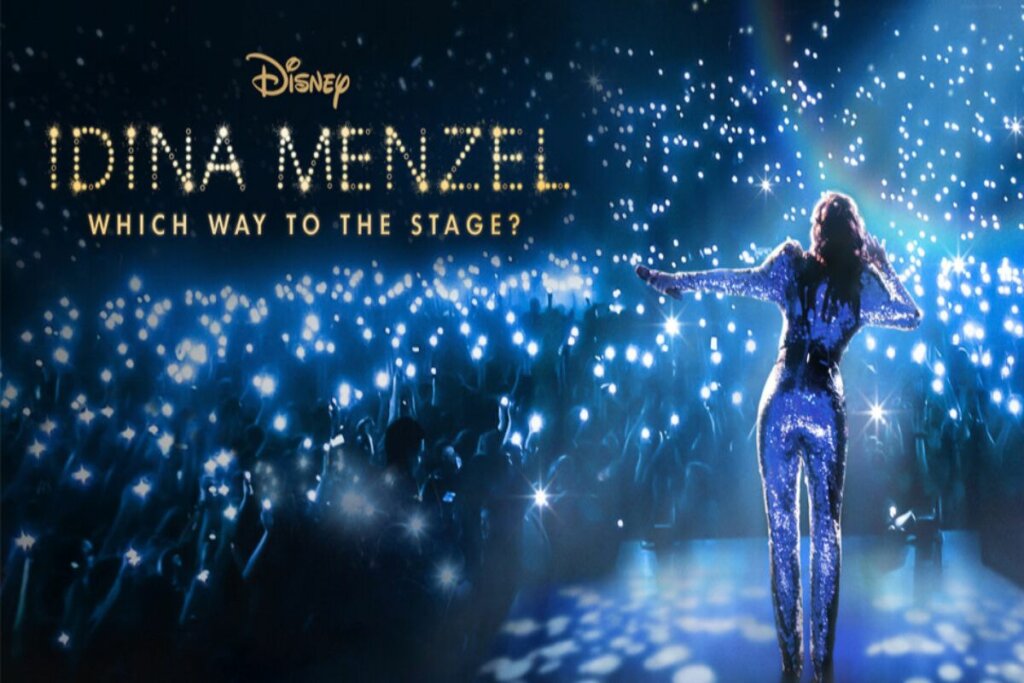 Capa do documentário com a cantora Idina Menzel