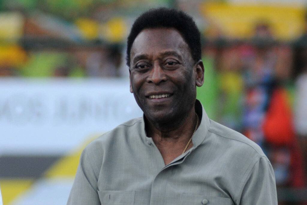 Foto do ex-jogador brasileiro Pelé