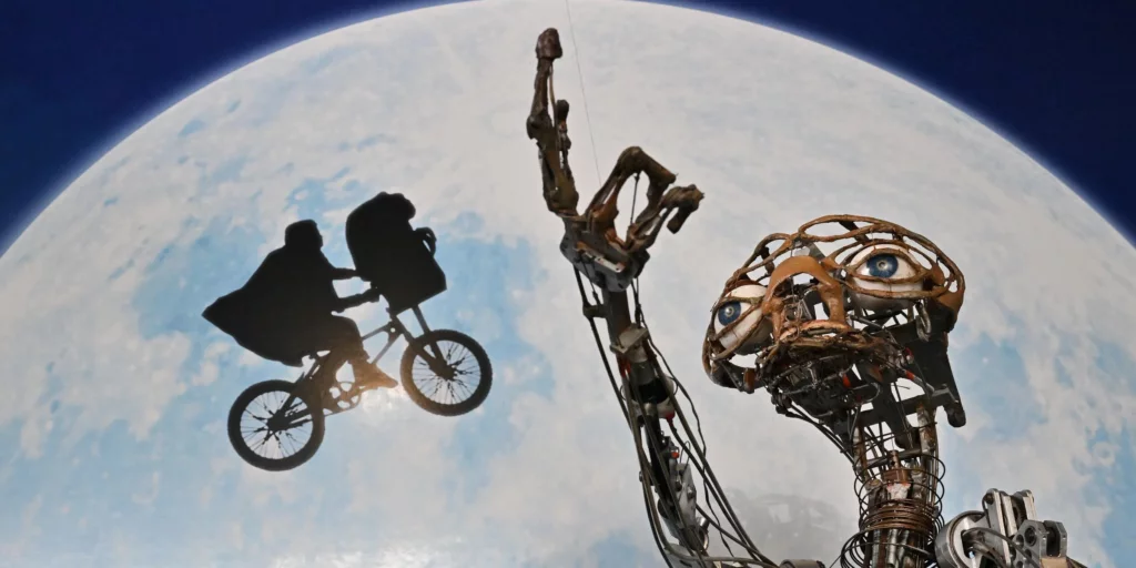 Capa clássica do Filme E.T