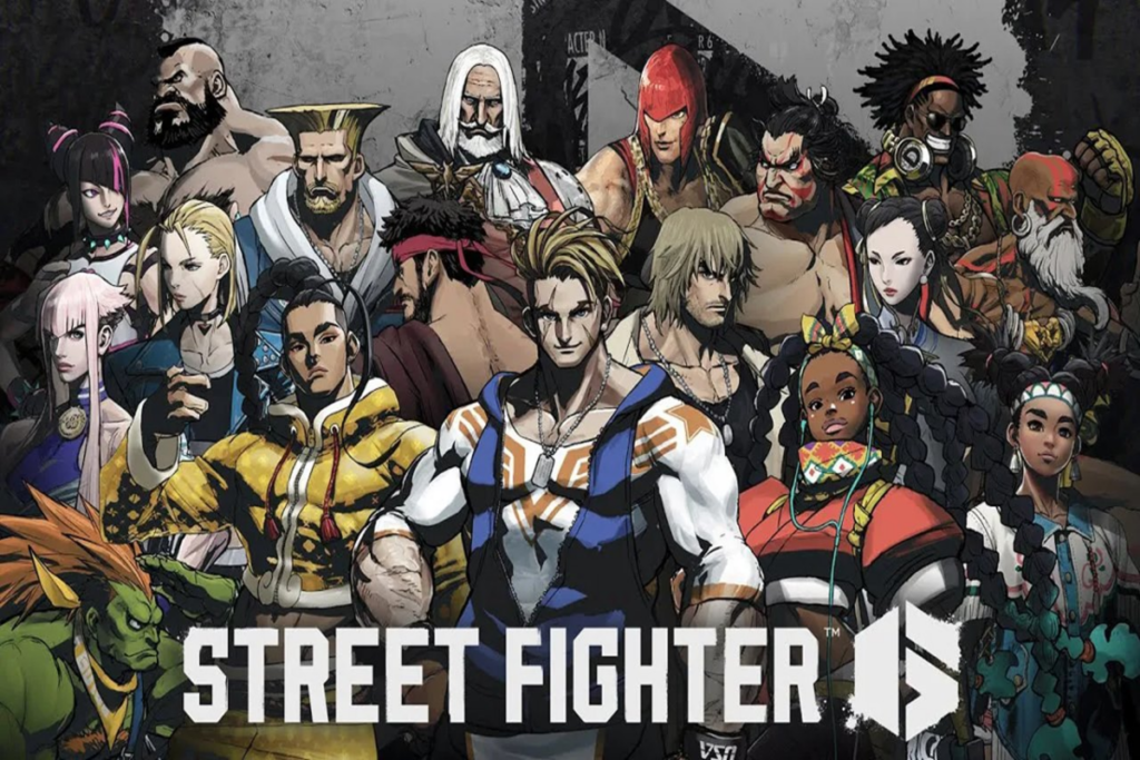 Capa do jogo "Street Fighter"
