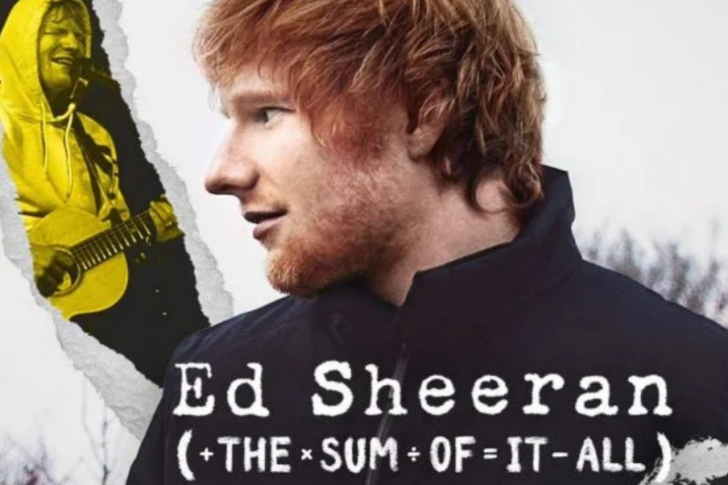 Capa do documentário do cantor Ed Sheeran 