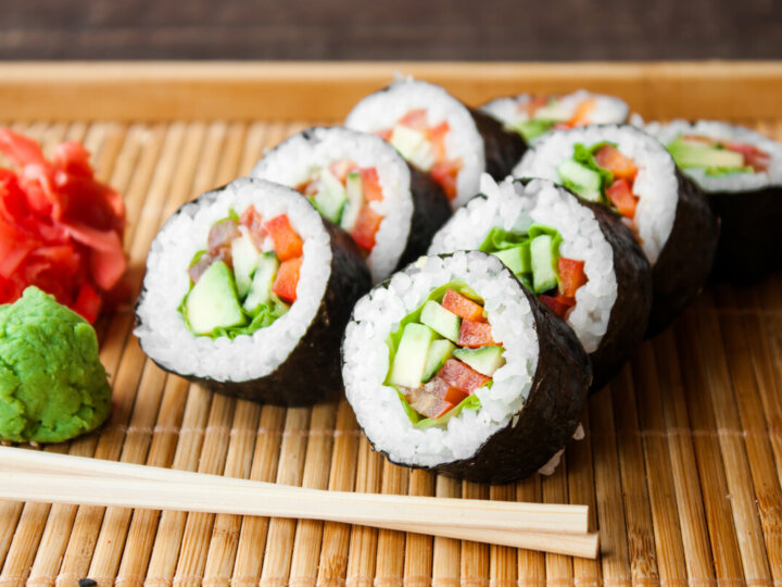 3 receitas de sushi vegetariano para fazer em casa