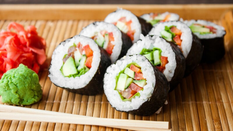 5 receitas de sushi vegetariano para fazer em casa