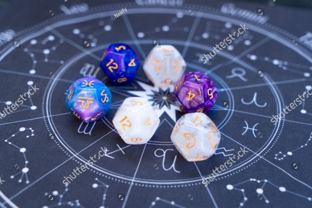 Quadro de numerologia e astrologia, board esotérico
