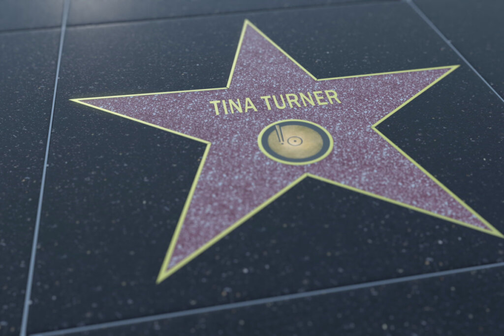 Estrela de Tina Turner na Calçada da Fama