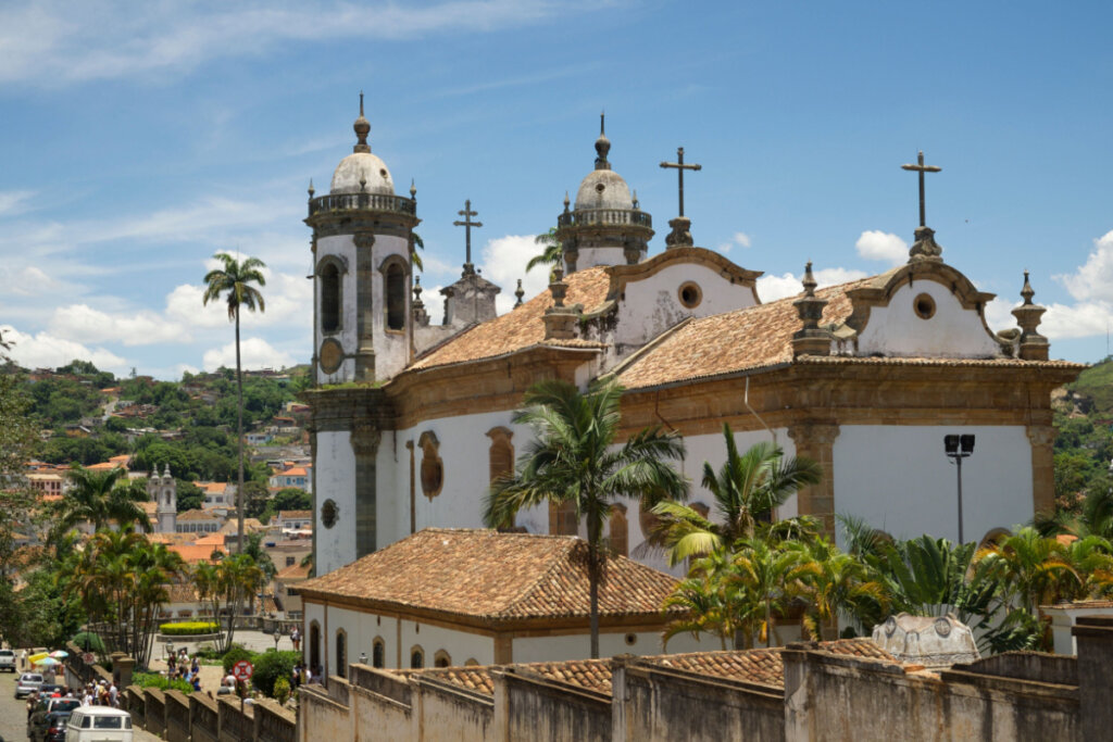 Igreja de São Francisco de Assis Church em São João del Rei, Minas Gerais.