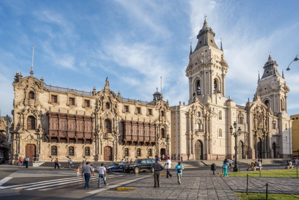 Cidade de Lima, no Peru