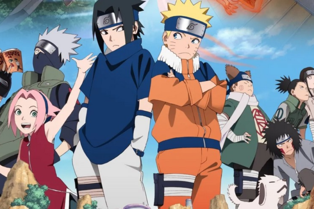 Naruto e seus colegas