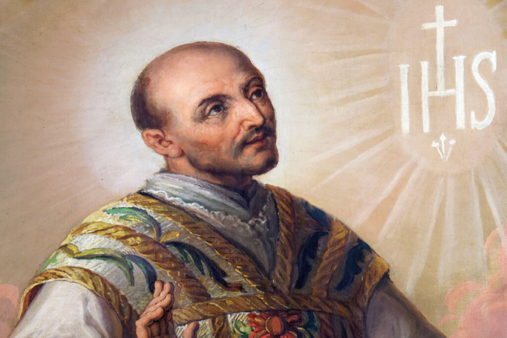Pintura do Santo Inácio de Loyola