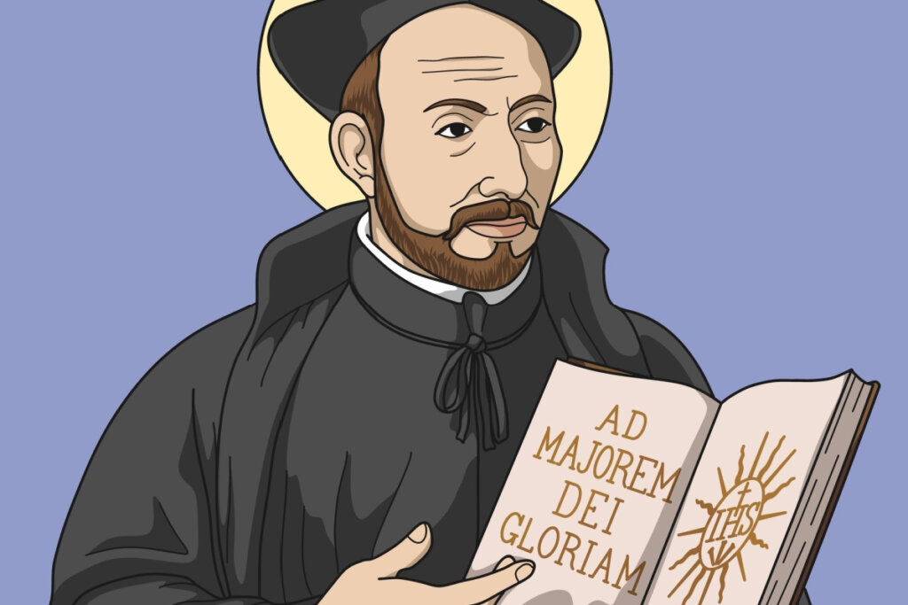 Imagem ilustrada de Santo Inácio de Loyola