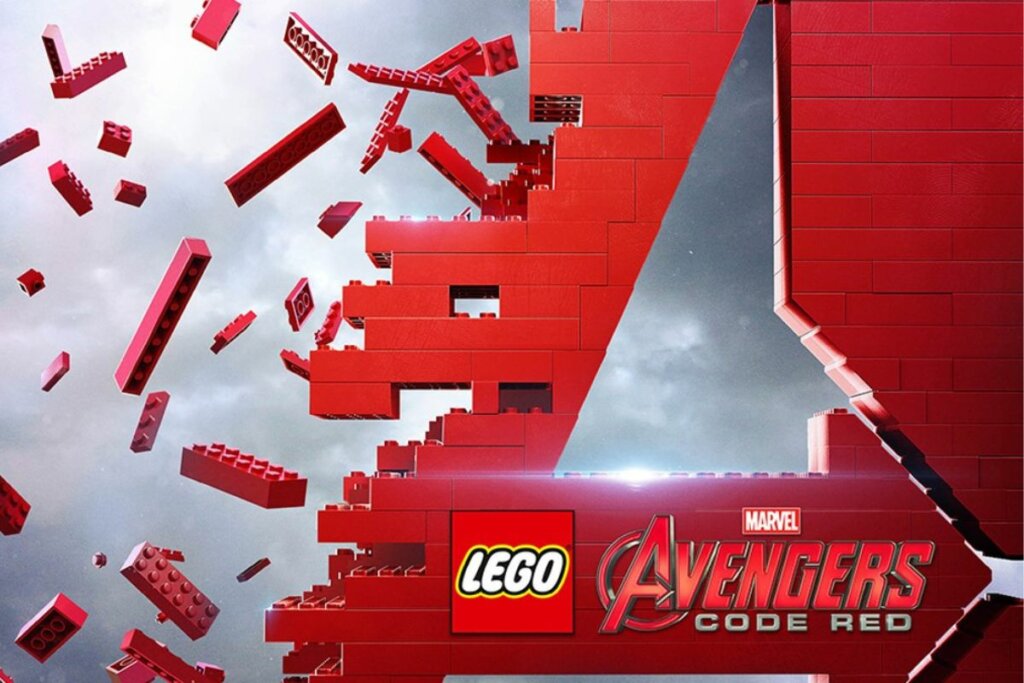 Capa da série "Lego Marvel Vingadores: Código Vermelho"
