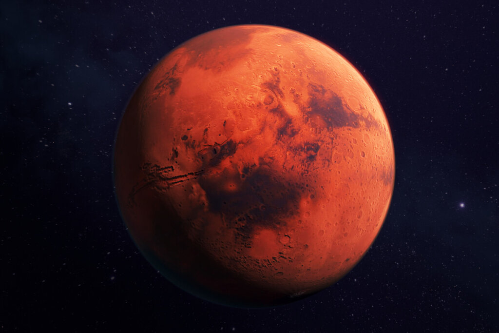 Marte, o planeta vermelho
