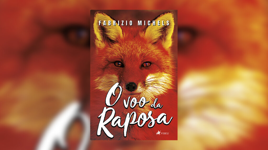 Capa do livro O Voo da Raposa com raposa vermelha 