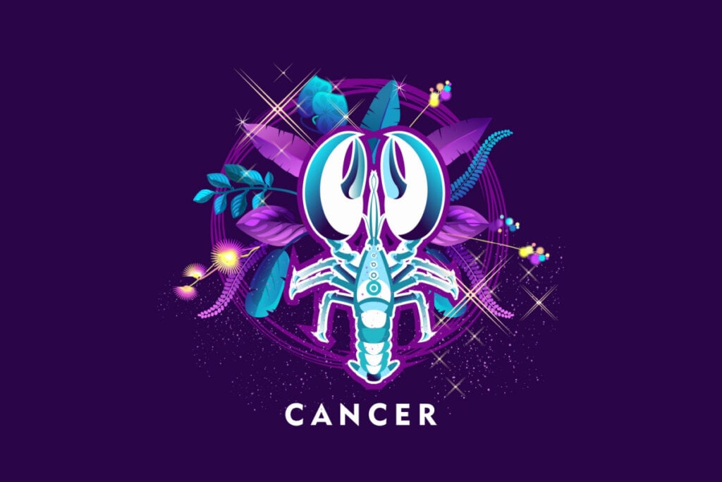 Ilustração do signo de Câncer