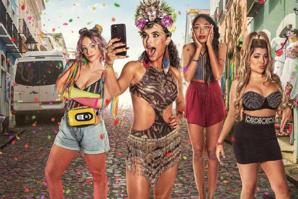 Imagem do filme Carnaval com Giovana Cordeiro, Bruna Inocencio, Samya Pascotto e GKay