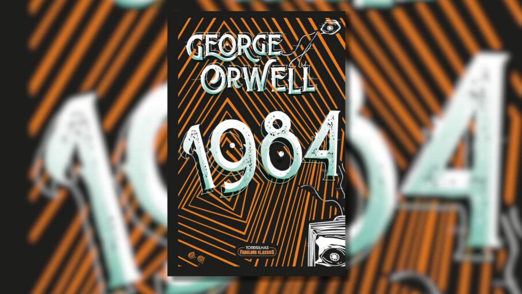 Capa do livro "1984", de George Orwell