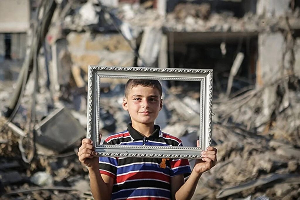 Cena do filme Nascido em Gaza