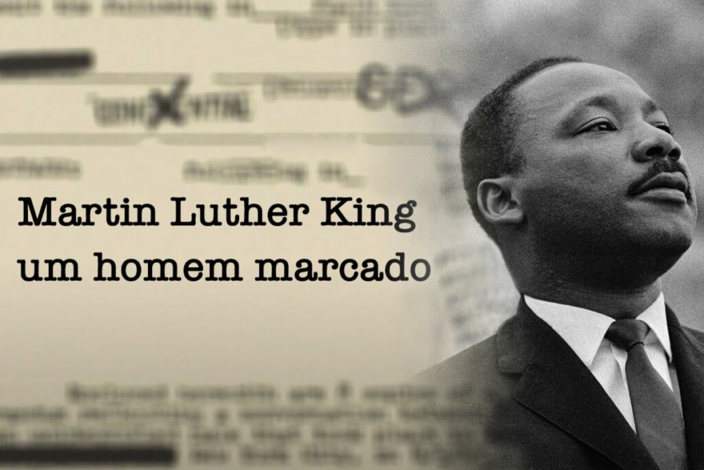 Capa do filme 'Martin Luther King: Um Homem Marcado'