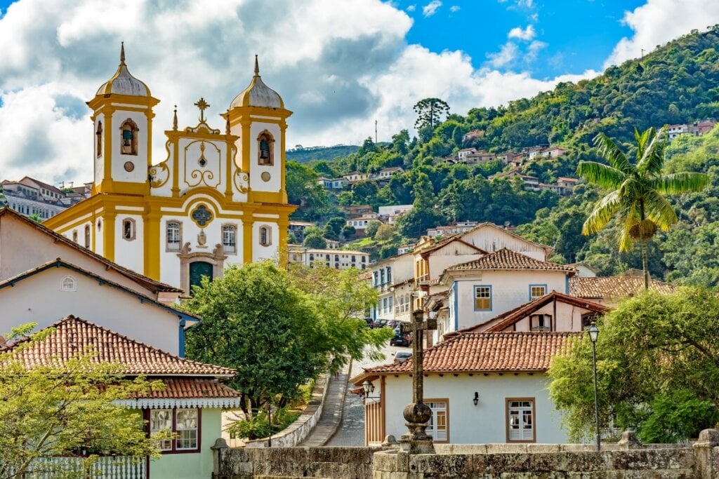 Casas históricas em Ouro Preto 