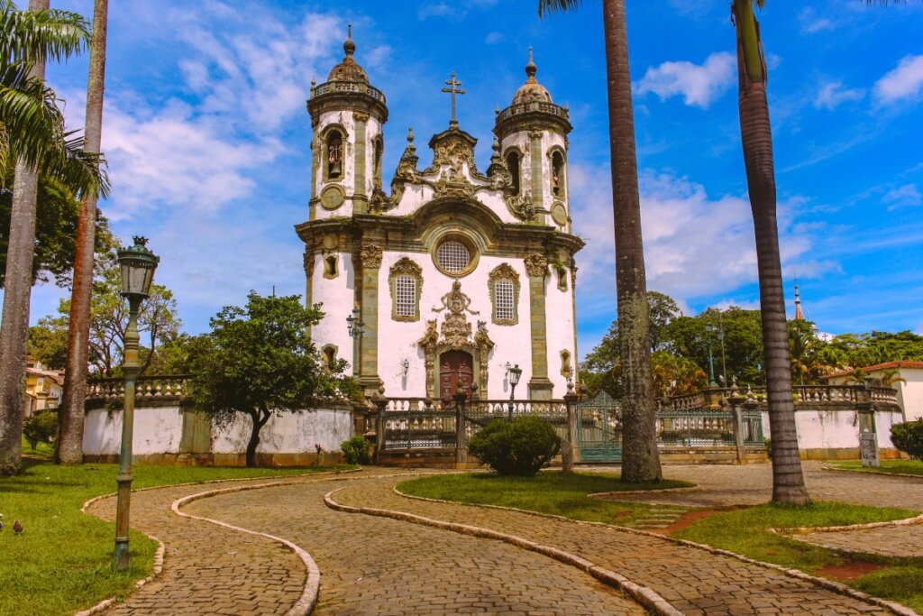 Igreja na cidade de São José Del Rey 