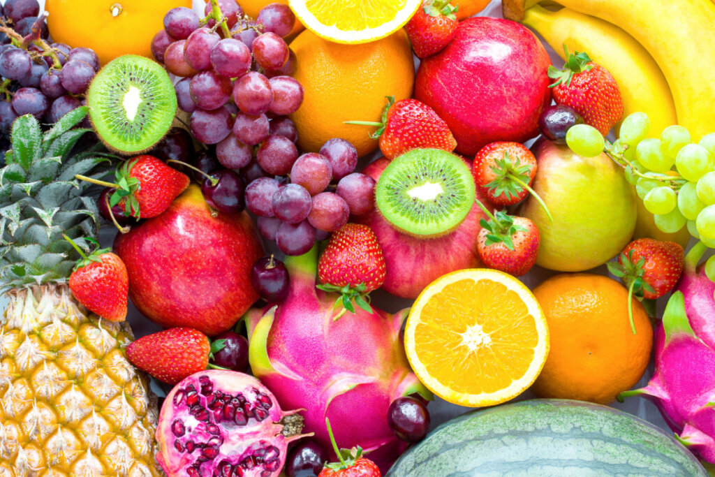 Frutas frescas juntas