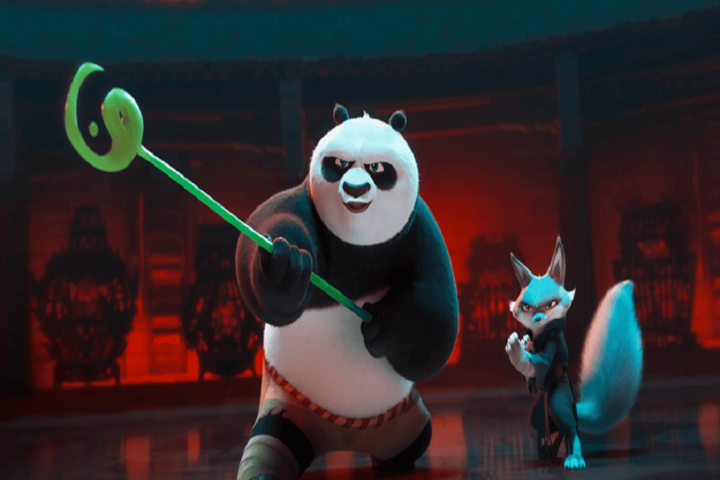 Cena do filme 'Kung Fu Panda 4'