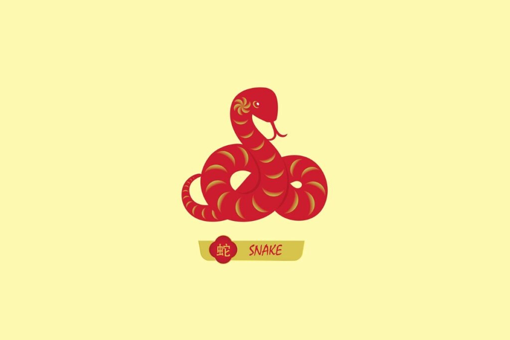 Ilustração do signo da Serpente