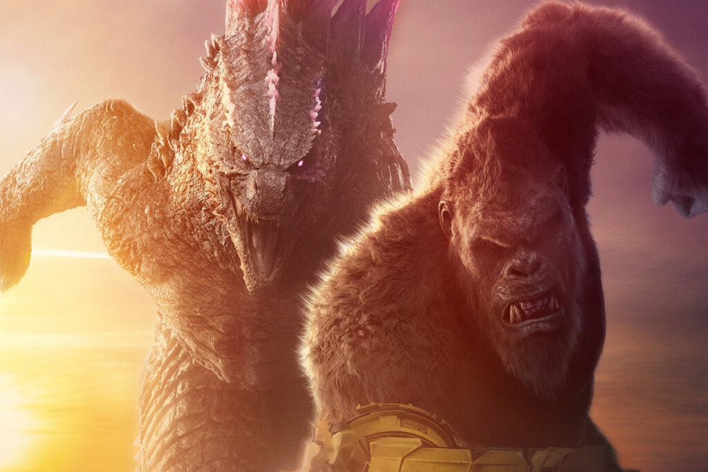 Godzilla e Kong, no filme 'Godzilla vs Kong: O Novo Império'