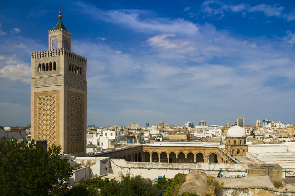 Vista da Mesquita de Al-Zaytuna