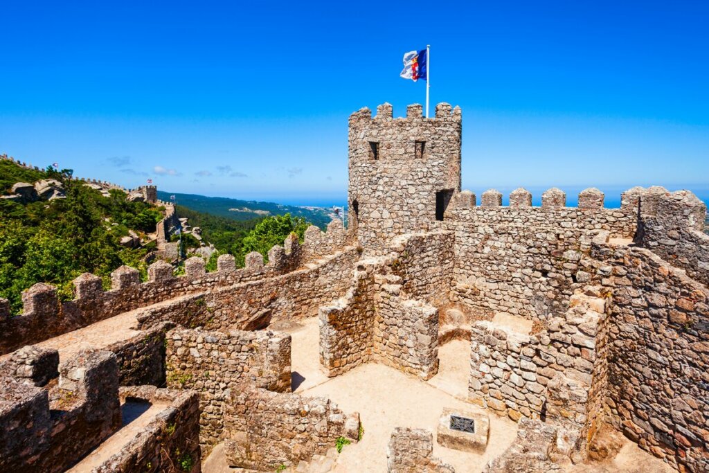 Castelo de Mouros em Sintra, Portugal