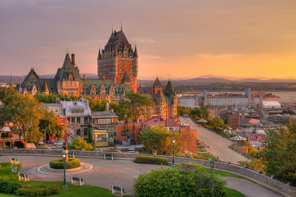 Castelo de Frontenac, em Quebec