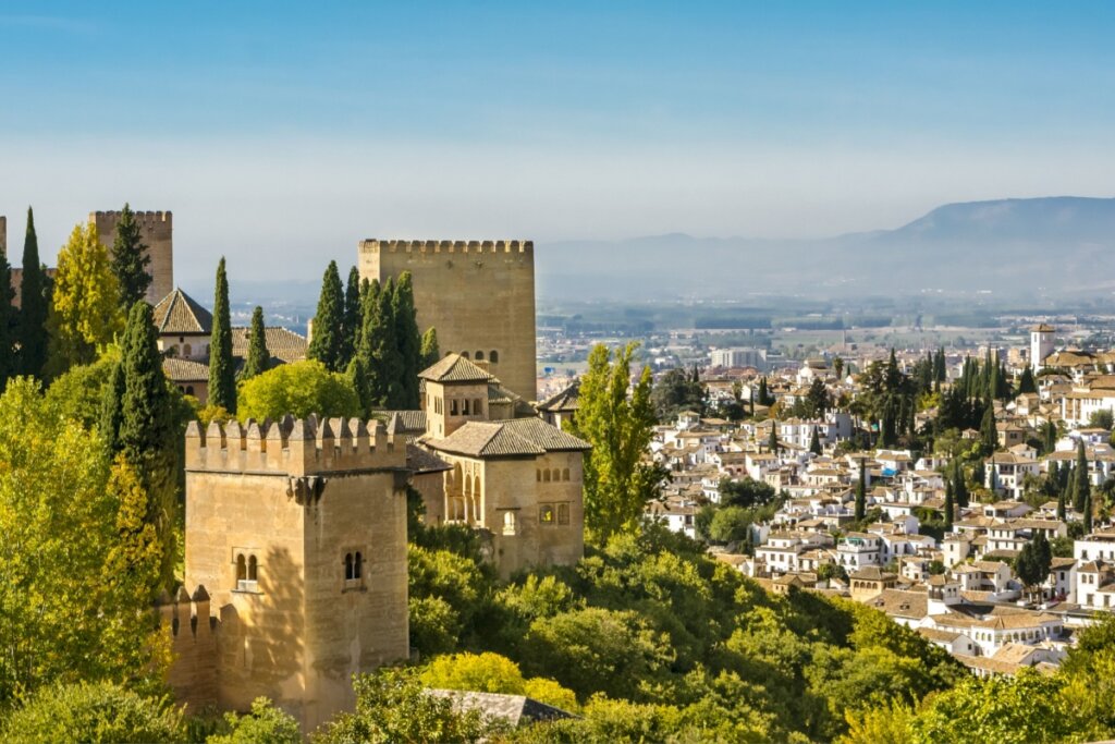 Alhambra, Granada, Andaluzia, Espanha, Europa