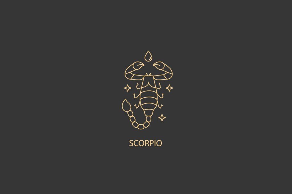 Ilustração do signo de Escorpião