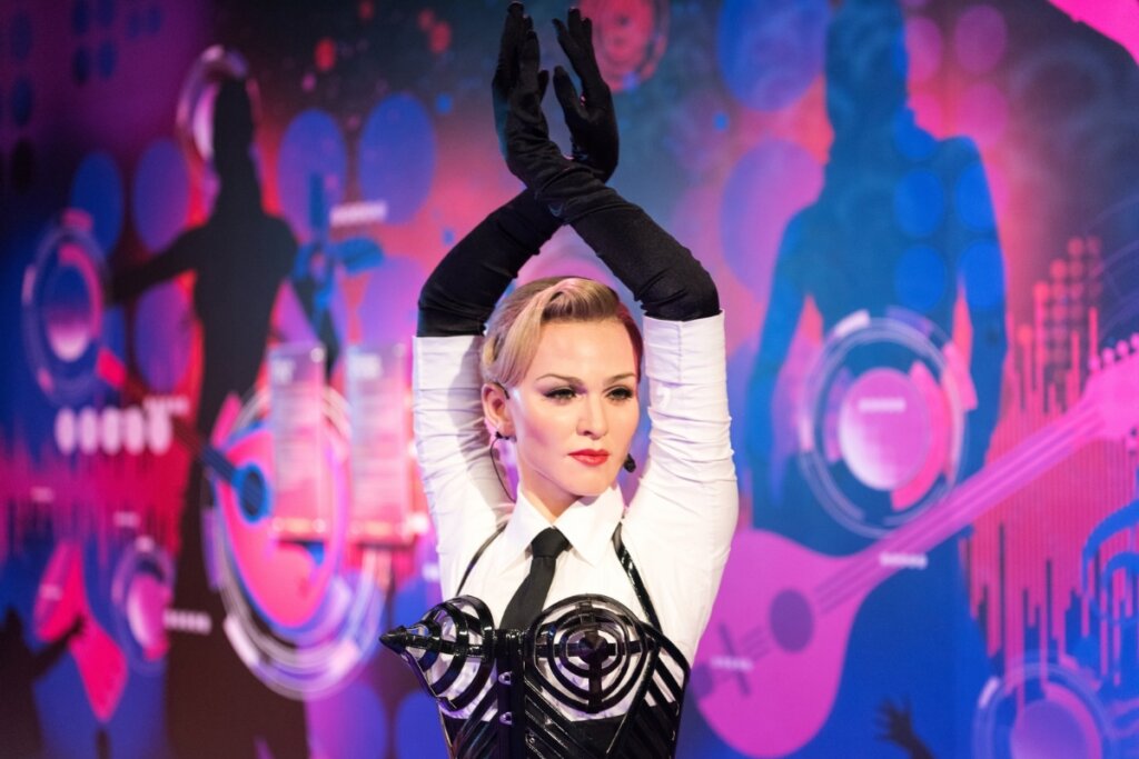 Estátua da Madonna no Madame Tussaud 