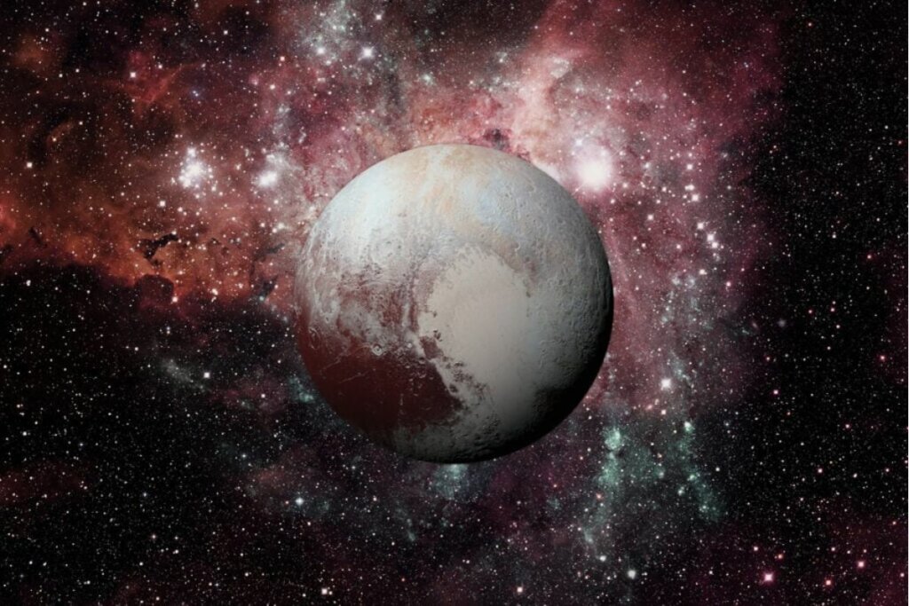Ilustração planeta Plutão