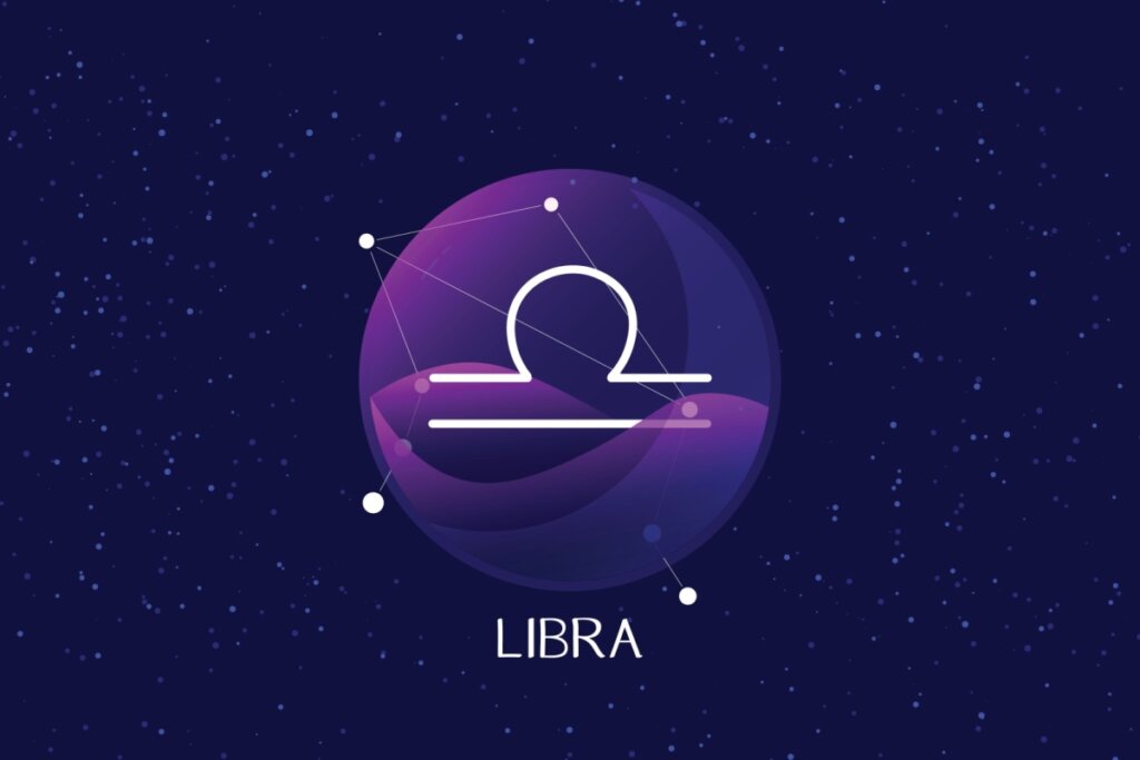 Ilustração do signo de Libra