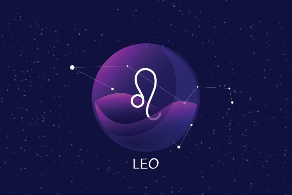 Ilustra??o do signo de Leo