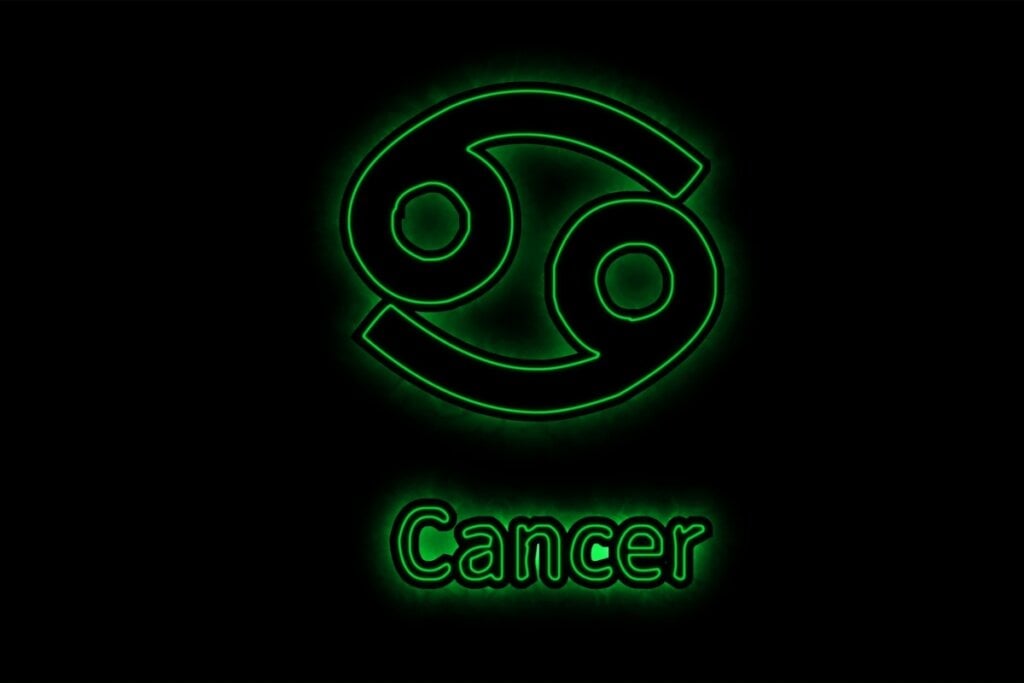 Ilustração do signo de Câncer 