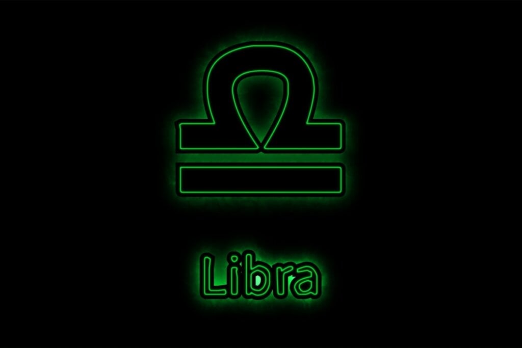 Ilustração do signo de Libra