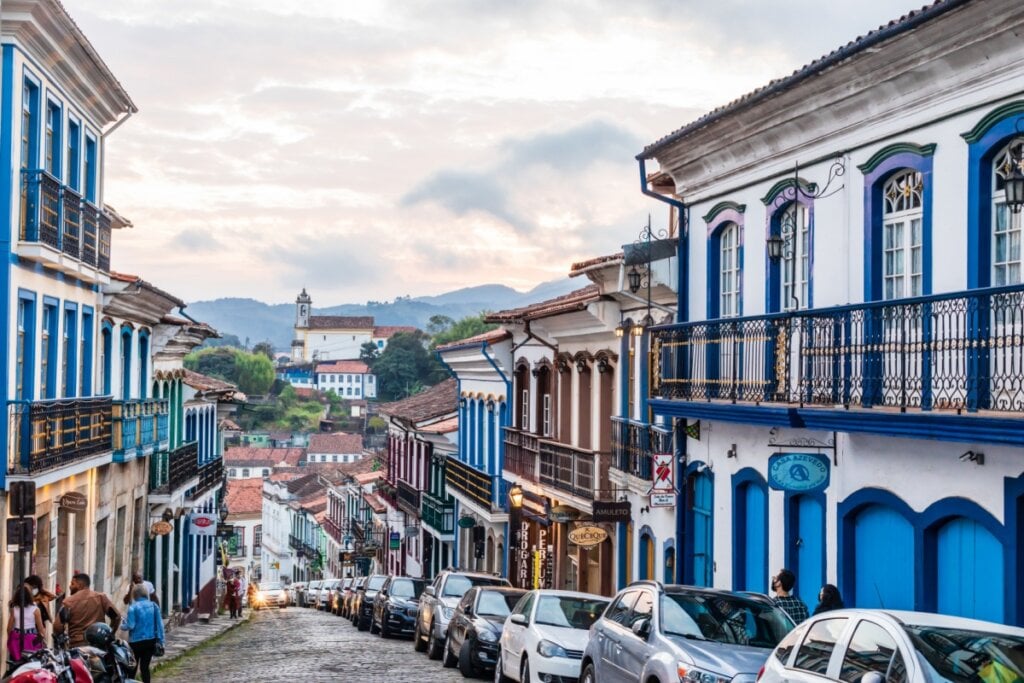 Imagem das ruas de Ouro Preto