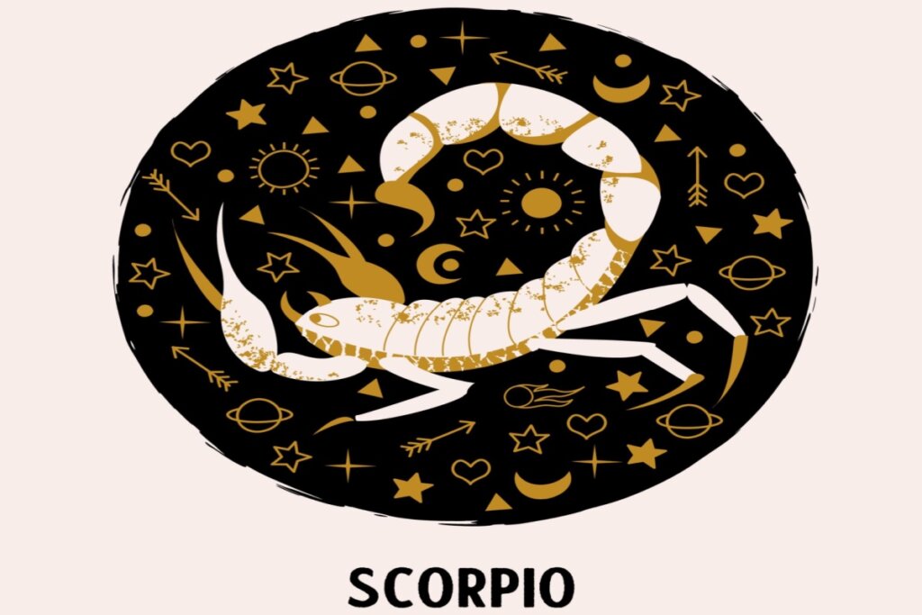 Ilustração do signo de Escorpião